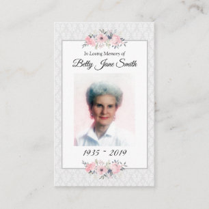 Cartão de Oração de Foto Memorial Oração do Senh