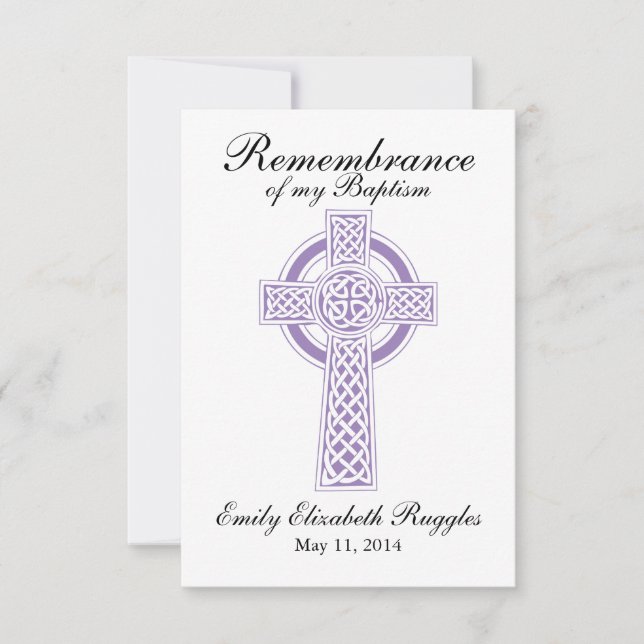 Cartão de Oração de Natal Baptism (Frente)