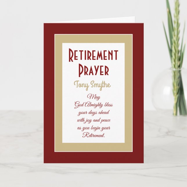 Cartão de Oração de Reforma Cristã (Frente)