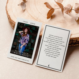 Cartão de Oração de Simpatia Fotográfica