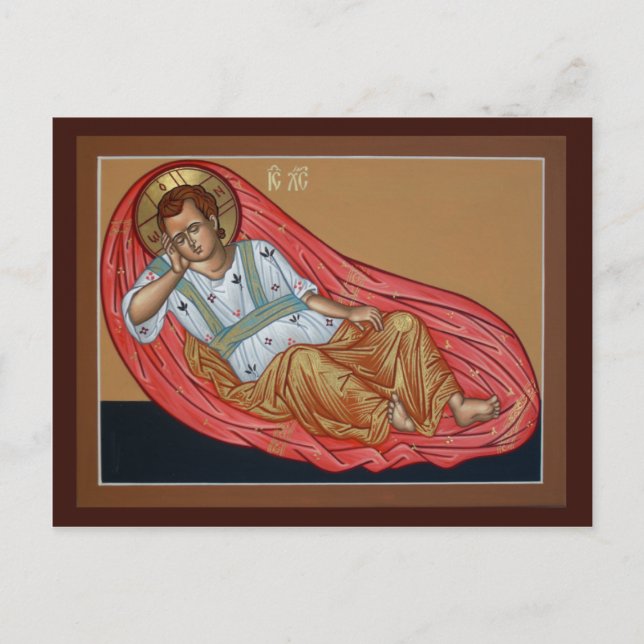 Cartão de Oração do Ícone do Olho Insone (Frente)