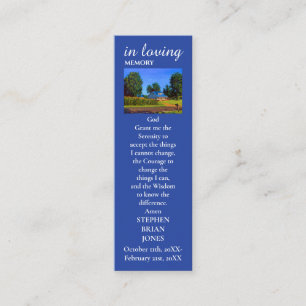 Cartão de Oração Fotográfica de Simpatia de Memóri