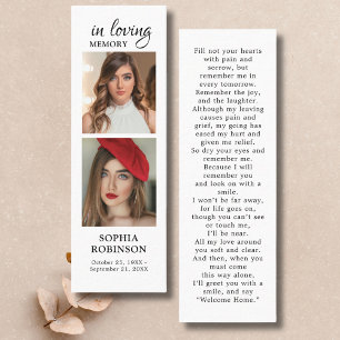 Cartão de Oração Funeral de Colagem Fotográfica Me