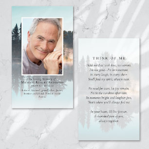Cartão de Oração Memorial da Floresta Fotográfica