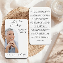 Cartão de Oração Memorial de Fotografia em Arco Mo