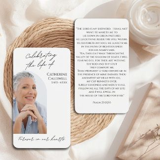 Cartão de Oração Memorial de Fotografia em Arco Mo