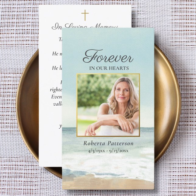 Cartão de Oração Memorial do Funeral Fotográfico d (Criador carregado)