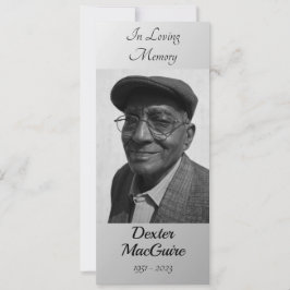 Cartão de Oração Memorial Funeral | Eternamente