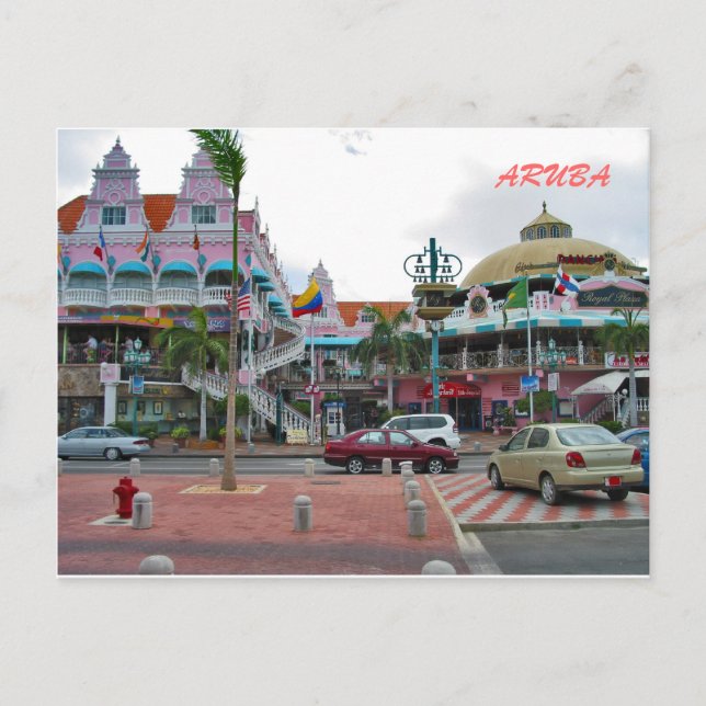 Cartão de Oranjestad Aruba (Frente)