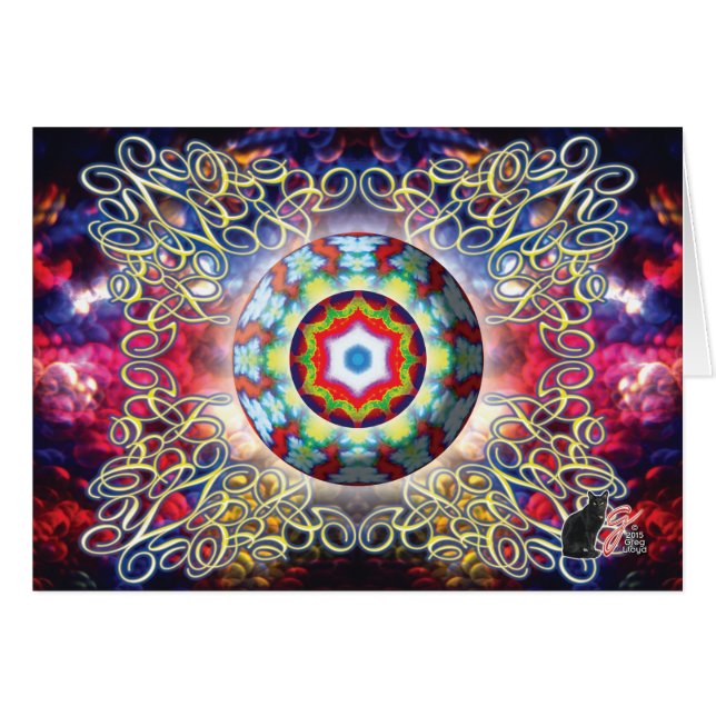 Cartão de Orbz Kaleid (Frente Horizontal)