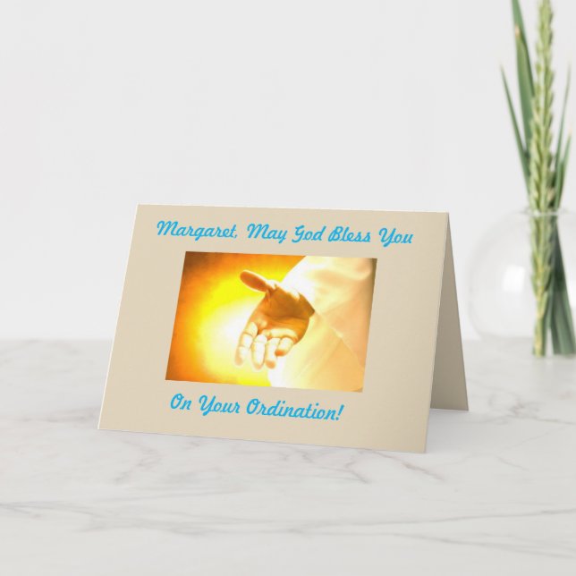 Cartão de Ordenação (Frente)