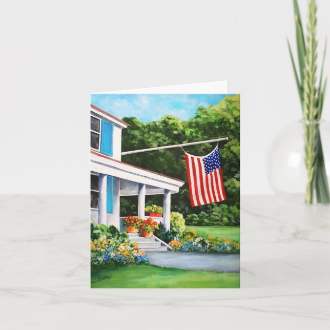 Cartão de Orgulho Americano (Frente)