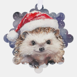 Cartão de Ornamento de Papel Docente Hedgehog