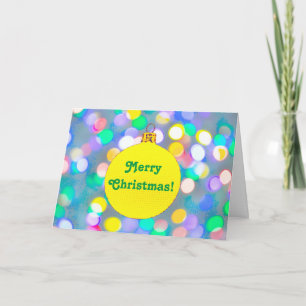Cartão de Ornamento Sparkles de Natal