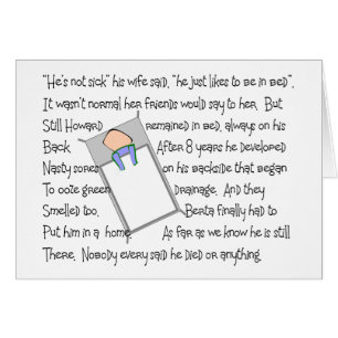 Cartão De "Os Bedsores Howards" torceram presentes da