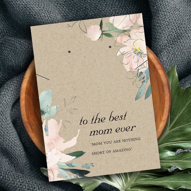 CARTÃO DE OUVIMENTO DO PRESENTE DE MÃE FLORAL DE K (Criador carregado)