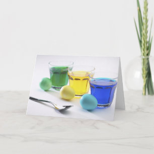 Cartão de Ovos de Páscoa para Coloração