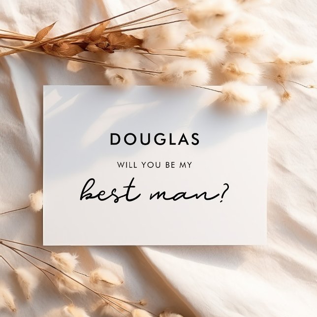 Cartão de padrinho simples (Criador carregado)