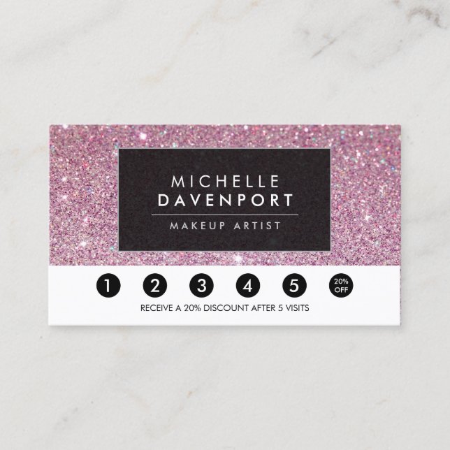 Cartão de Pagamento Clássico de Lealdade do Salão  (Frente)