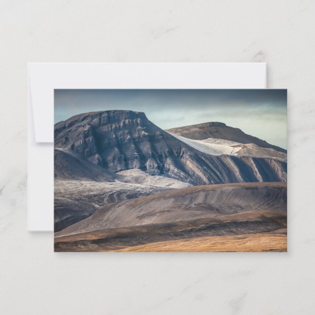Cartão de Paisagem Spitsbergen Svalbard (Frente)