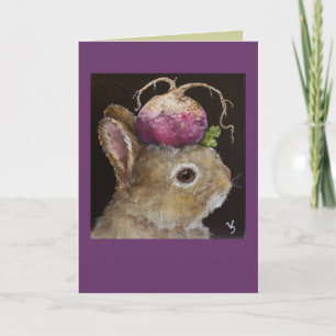 cartão de pão de nabo