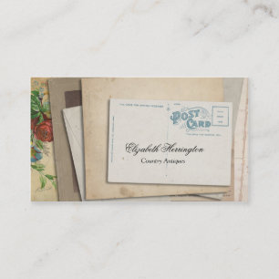 Cartão de papel das coisas efêmeras do vintage