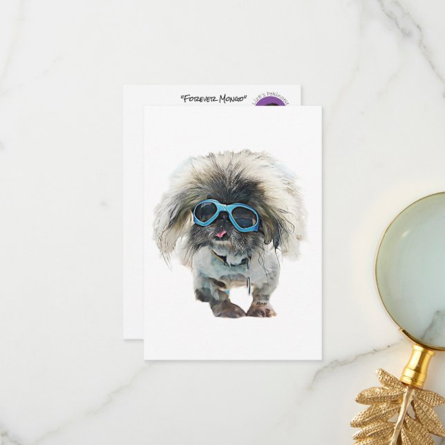 Cartão de papel de carta "Forever Mongo" (Frente/Verso In Situ)