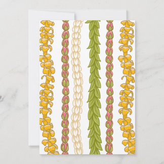 Cartão de Papelaria Puakenikeni Lokelani Pikake Ma