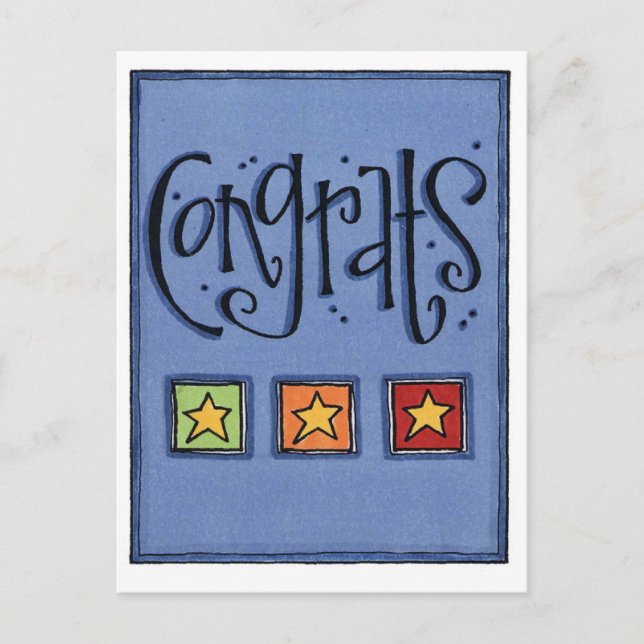 cartão de parabéns (Frente)