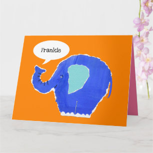 Cartão de Parabéns de Aniversário Personalizado do