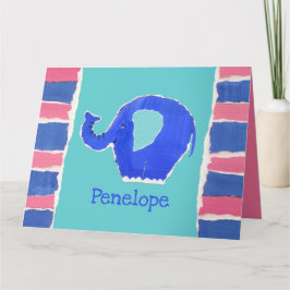 Cartão de Parabéns de Aniversário Personalizado do