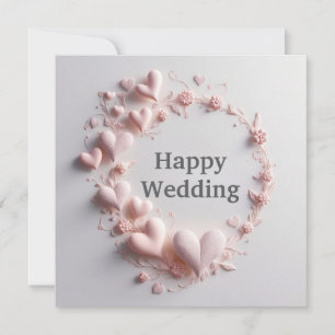 Cartão de Parabéns de Casamento