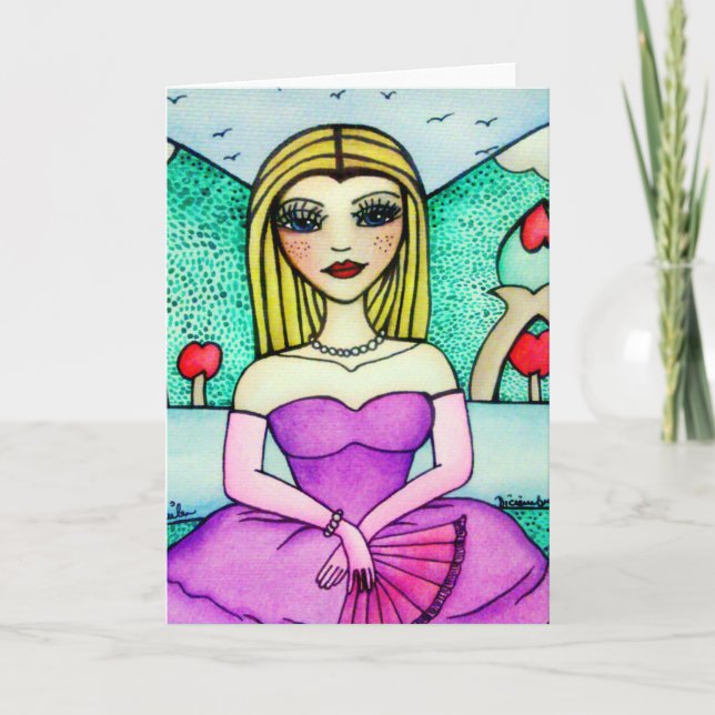 Cartão de Parabéns Estefania (Frente)