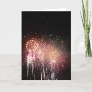 Cartão de Parabéns "Fogos Aquatômicos" nº 2