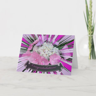 Cartão de Parabéns Hydrangea