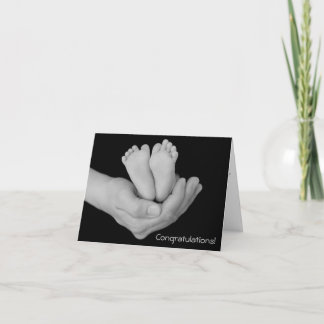 Cartão de Parabéns para bebês