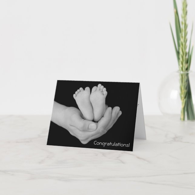 Cartão de Parabéns para bebês (Frente)