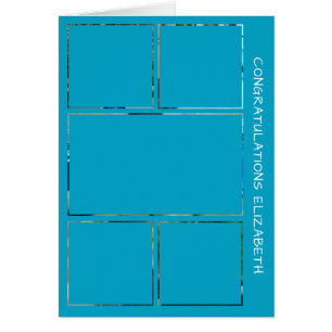 Cartão de Parabéns para Colagem de Formatação de C