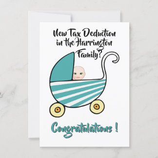 Cartão de Parabéns por Nova Dedução Fiscal