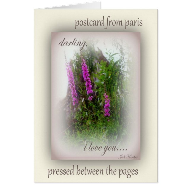 Cartão de Paris (Frente)