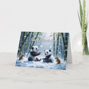 Cartão de Partido Panda