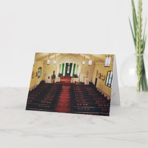 Cartão de Páscoa "Church Interior"