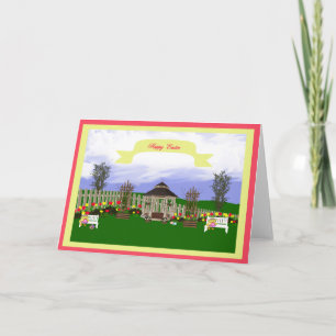 Cartão de páscoa com Gabezo