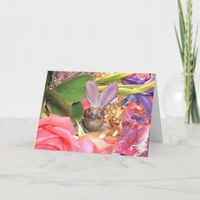 Cartão de páscoa com Koopa, a tartaruga (Frente)