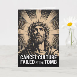 Cartão de Páscoa da Cultura do Cancelamento Falhou