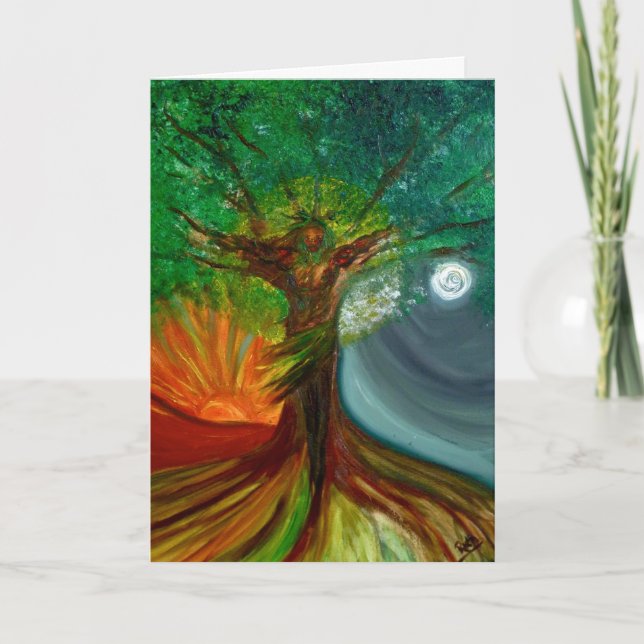 Cartão de páscoa da "ressurreição" (Frente)