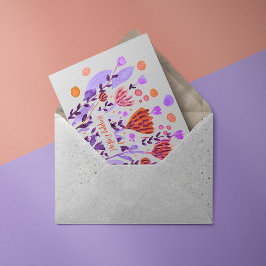 Cartão de Páscoa de flores de retrô-cúmulo