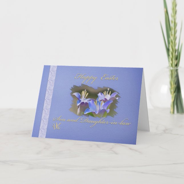 Cartão de Páscoa do Filho e da Cunhada (Frente)