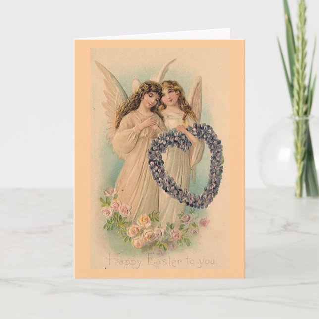 Cartão de páscoa do Victorian (Frente)