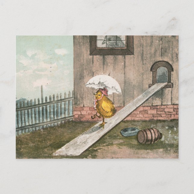 CARTÃO DE PÁSCOA DO VINTAGE (Frente)